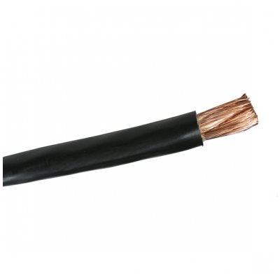 Battery cable, ga. 4 / 0 black (price per foot)