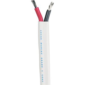 Marine cable white 2 x 14ga (price per foot)