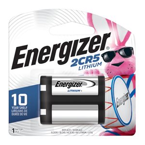Energizer Lithium 2CR5 carte de 1