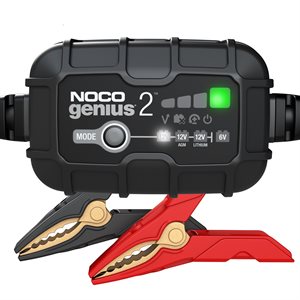 Noco 6V / 12V 2-Amp Smart Battery Charger
