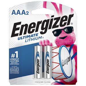 Energizer Lithium AAA Ultimate carte de 2