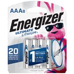 Energizer Lithium AAA Ultimate card of 8