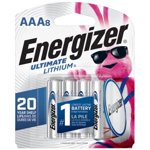 Energizer Lithium AAA Ultimate card of 8
