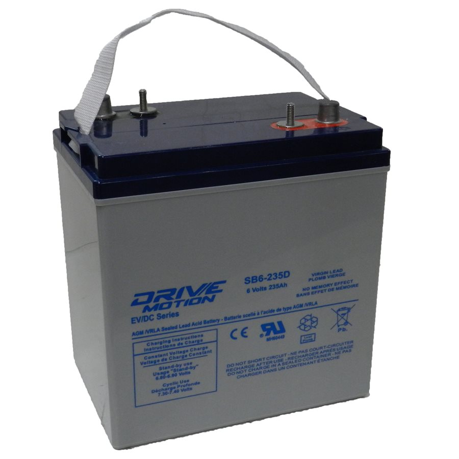 DriveMotion SLA (GC2) 6 volts 235 Ahr Motive Application