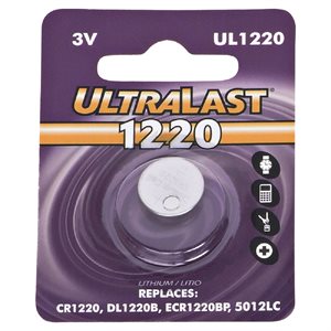 Ultralast pile bouton CR1220