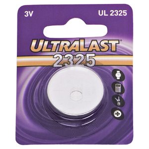 Pile bouton Ultralast (CR2325)
