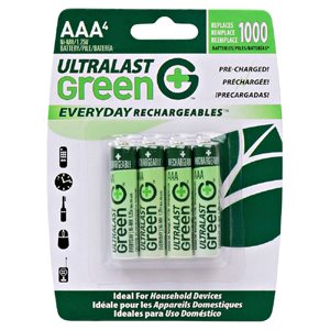 Pile AAA rechargeable 1.25V (paq. de 4)